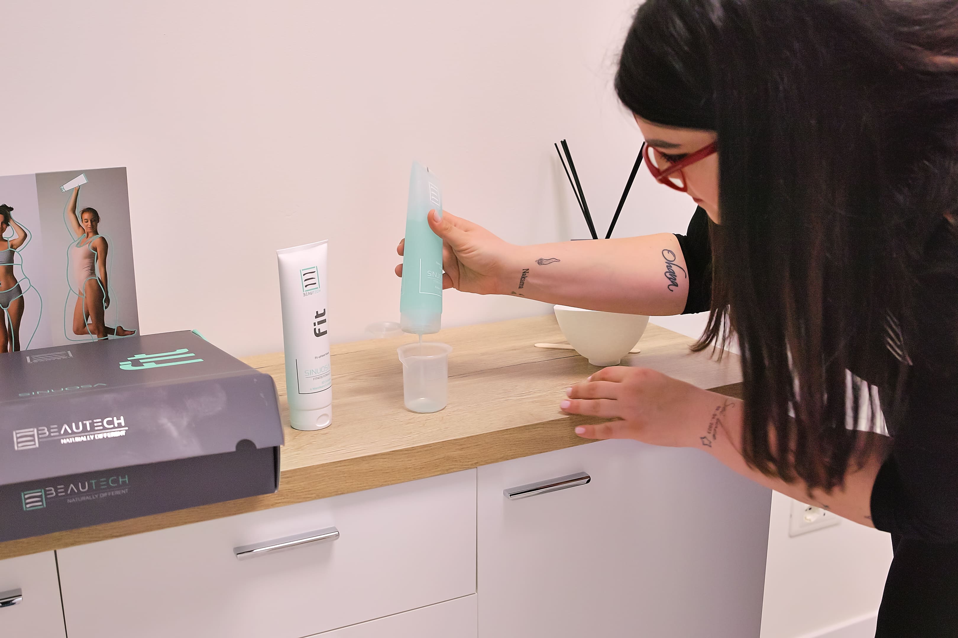 preparazione crema Beautech